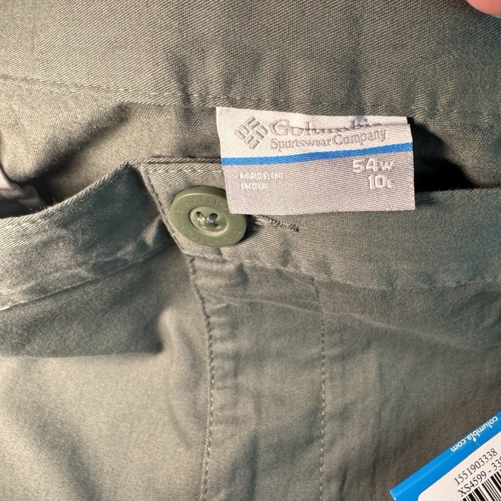 Columbia Red Bluff Cargo Shorts Mens 54 Olive Green 10" Inseam NWT Outdoor - Picture 4 of 12